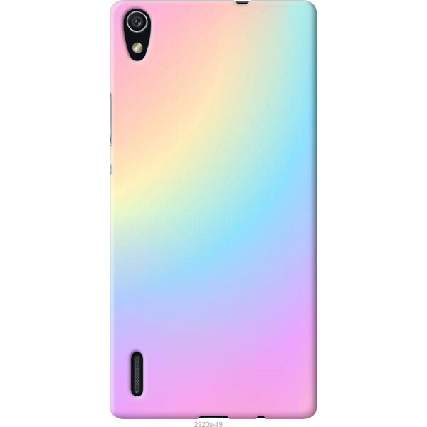 

Чехол на Huawei Ascend P7 Радуга 2