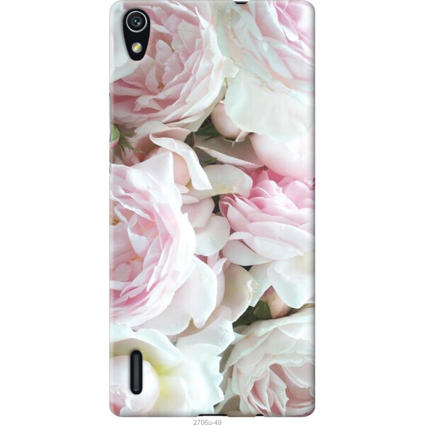 

Чехол на Huawei Ascend P7 Пионы v2