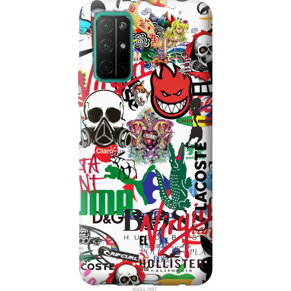

Чехол на Huawei Honor 30S Many different logos