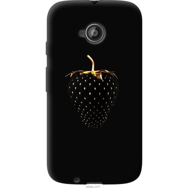 

Чехол на Motorola Moto E2 Черная клубника