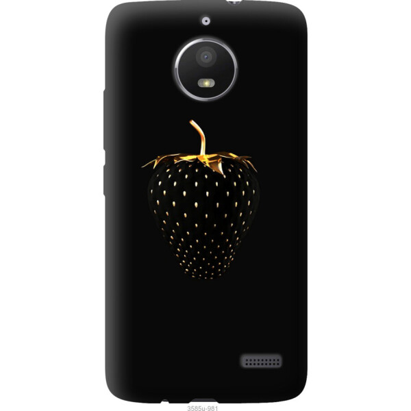 

Чехол на Motorola Moto E4 Черная клубника