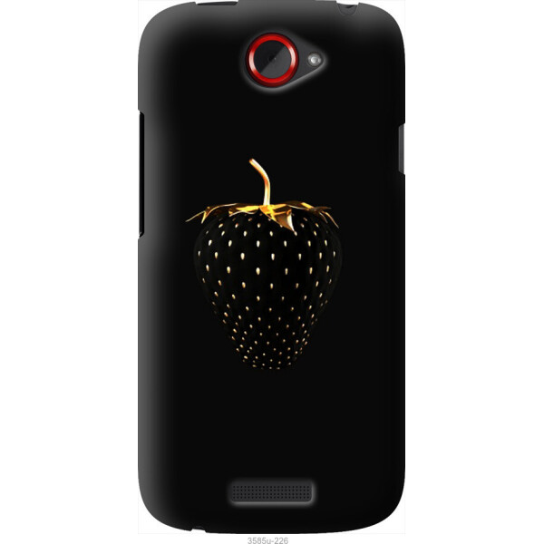 

Чехол на HTC One S z560e Черная клубника