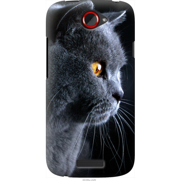 

Чехол на HTC One S z560e Красивый кот