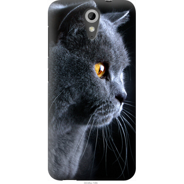 

Чехол на HTC Desire 620G Красивый кот