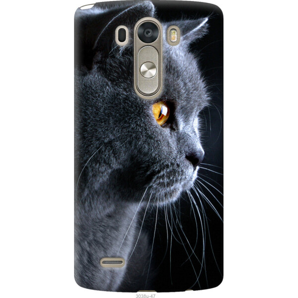 

Чехол на LG G3 dual D856 Красивый кот