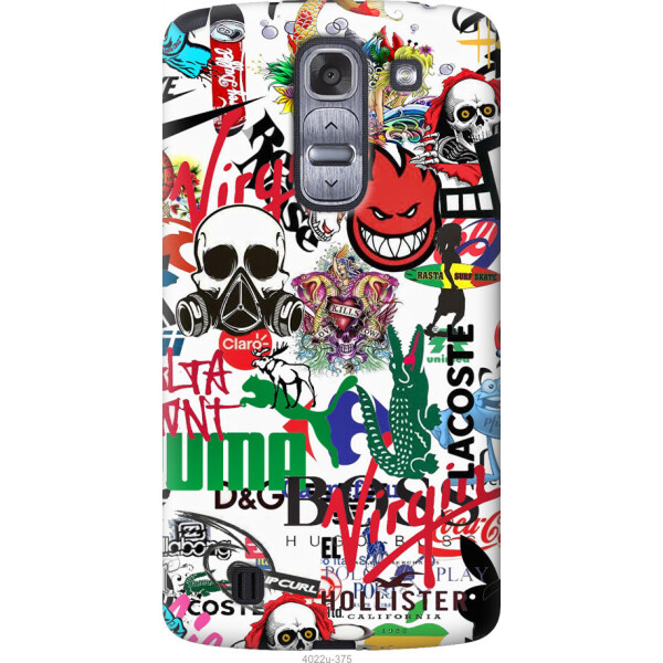 

Чехол на LG G Pro 2 D838 Many different logos