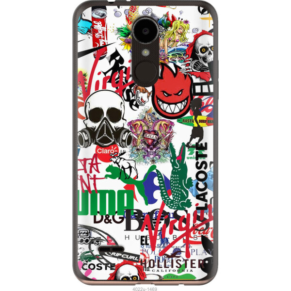 

Чехол на LG K7 2017 X230 Many different logos