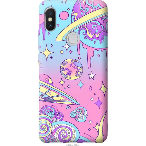 

Чехол на Xiaomi Redmi S2 Розовая галактика