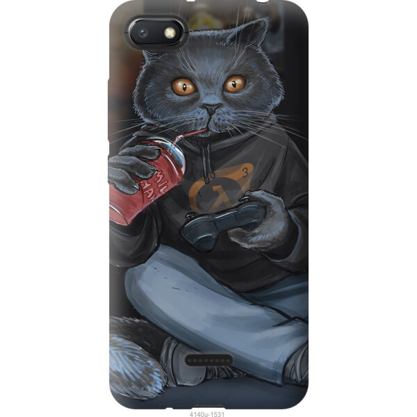 

Чехол на Xiaomi Redmi 6A gamer cat