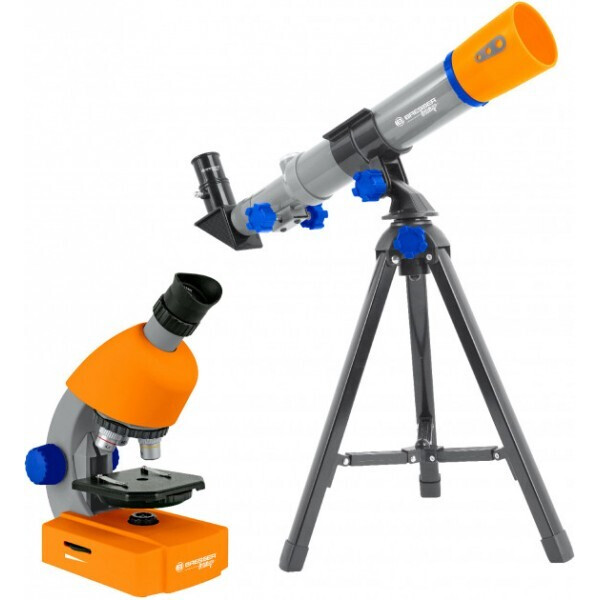 

Микроскоп Bresser Junior 40x-640x + Телескоп 40/400