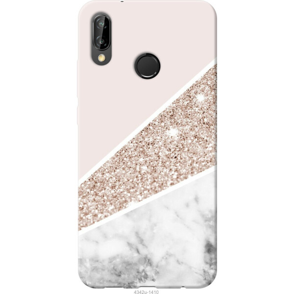 

Чехол на Huawei P20 Lite Пастельный мрамор