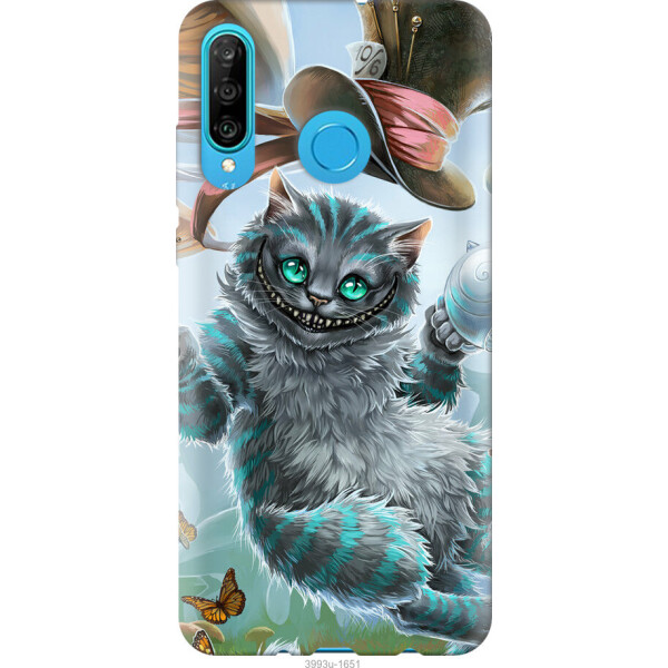 

Чехол на Huawei P30 Lite Чеширский кот 2