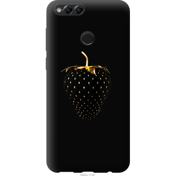 

Чехол на Huawei Honor 7X Черная клубника