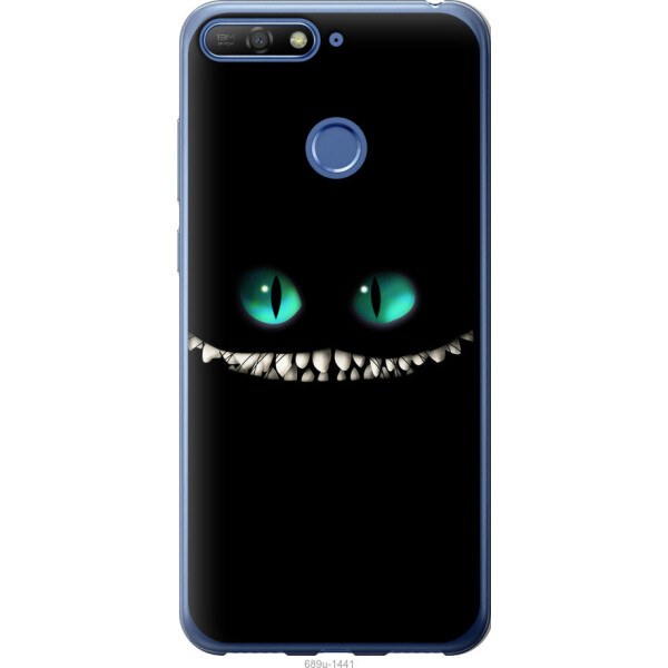 

Чехол на Huawei Honor 7C Чеширский кот