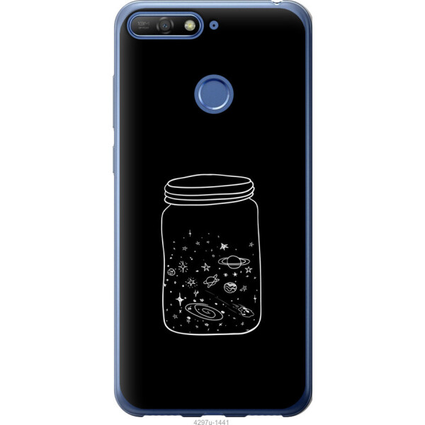 

Чехол на Huawei Honor 7C Космос в банке