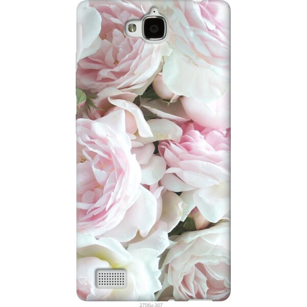 

Чехол на Huawei Honor 3C Пионы v2