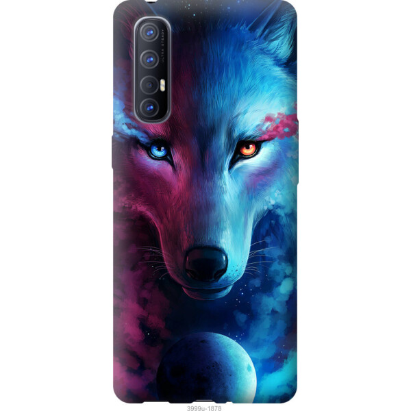 

Чехол на Oppo Reno 3 Pro Арт-волк