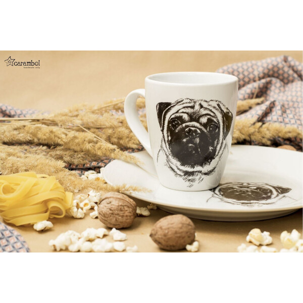 

Чашка Carambol-shop Мопсяшка 320 мл
