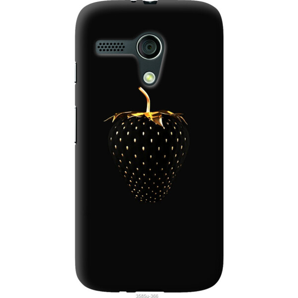 

Чехол на Motorola Moto G Черная клубника