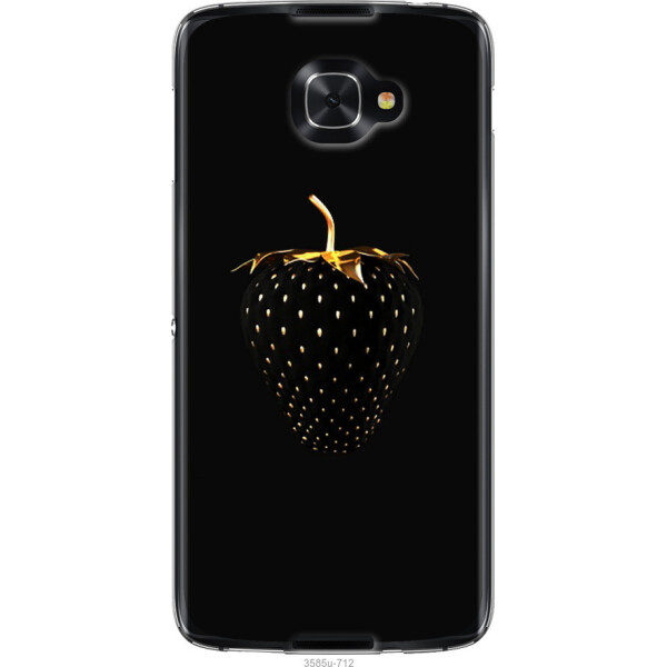 

Чехол на Alcatel idol 4s Черная клубника