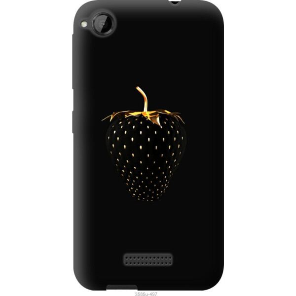 

Чехол на HTC Desire 320 Черная клубника