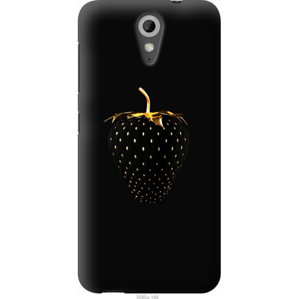 

Чехол на HTC Desire 620 Черная клубника