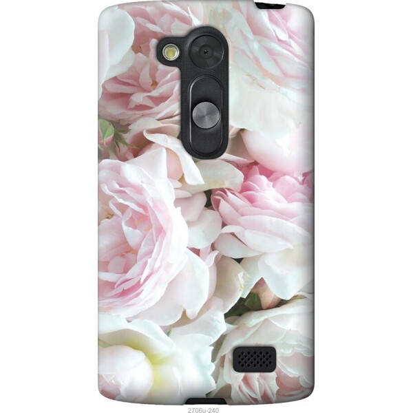 

Чехол на LG L Fino D295 Пионы v2