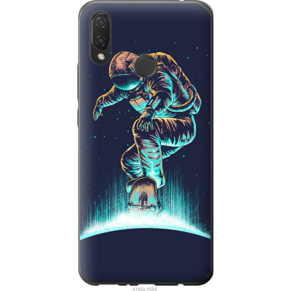 

Чехол на Huawei Nova 3i Космонавт на скейтборде