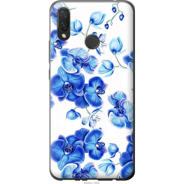 

Чехол на Huawei Nova 3i Голубые орхидеи