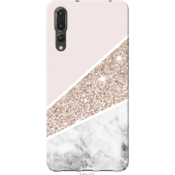

Чехол на Huawei P20 Pro Пастельный мрамор