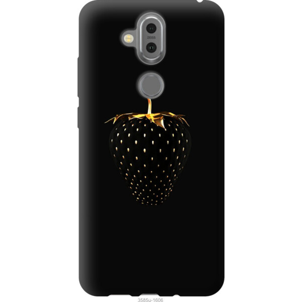 

Чехол на Nokia 7.1 Plus Черная клубника
