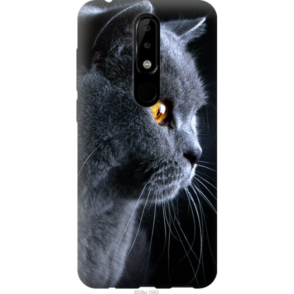 

Чехол на Nokia 5.1 Plus Красивый кот