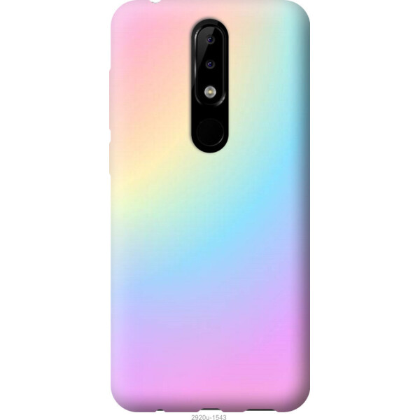 

Чехол на Nokia 5.1 Plus Радуга 2