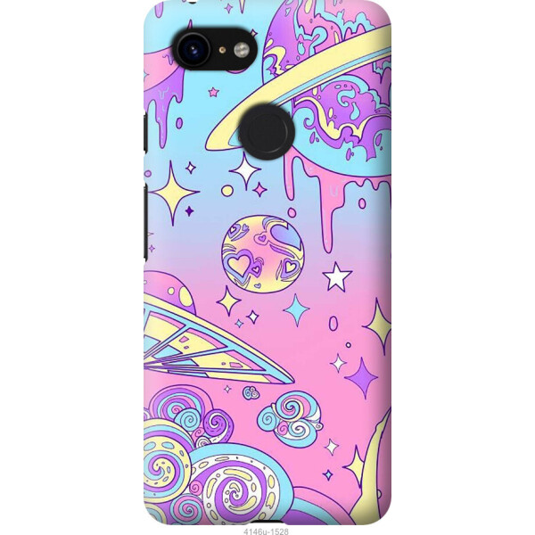 

Чехол на Google Pixel 3 Розовая галактика