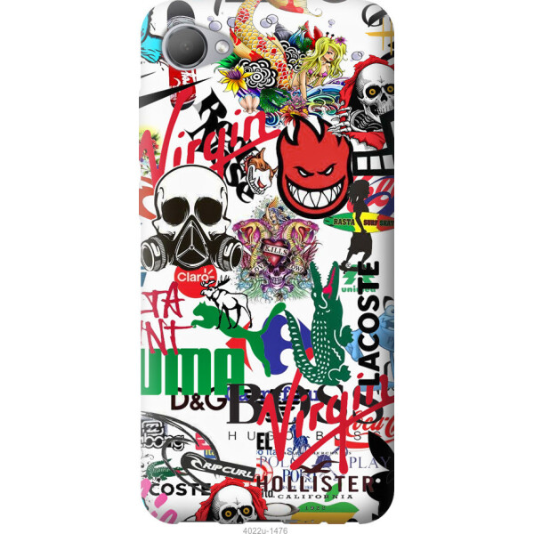 

Чехол на HTC Desire 12 Many different logos