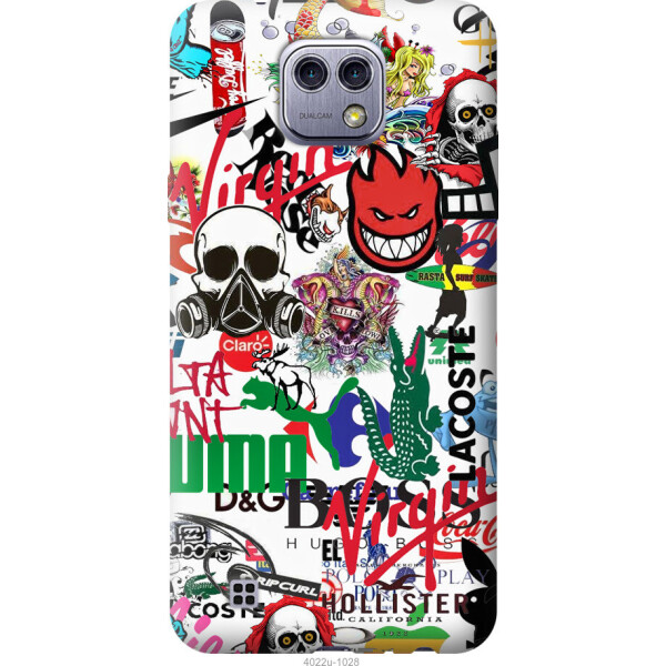 

Чехол на LG X Cam K580 Many different logos