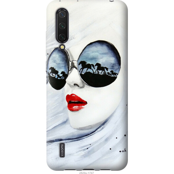 

Чехол на Xiaomi Mi CC9 Девушка акварелью