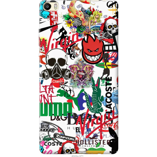 

Чехол на Huawei P8 Max Many different logos
