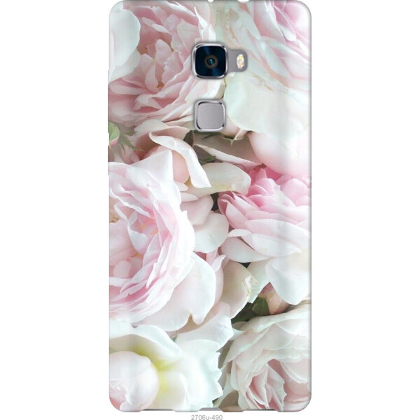 

Чехол на Huawei Mate S Пионы v2