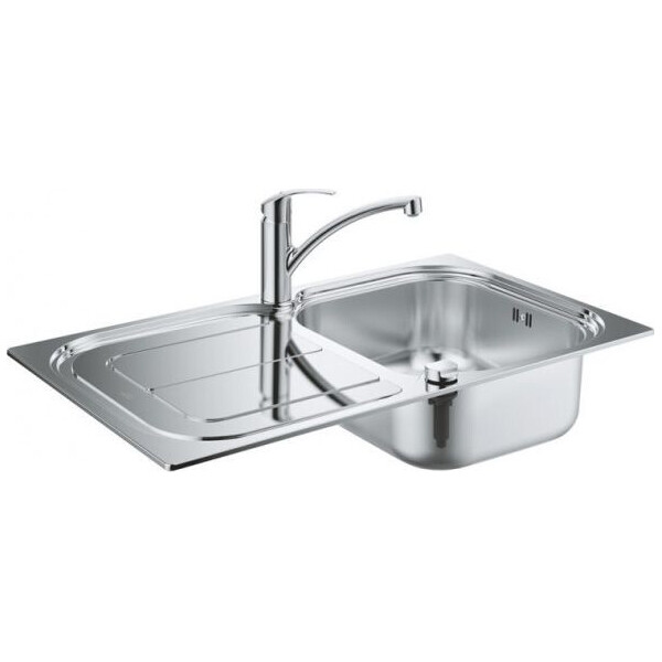 

Набор Grohe мойка кухонная K300 31565SD0 + смеситель Eurosmart 33281002