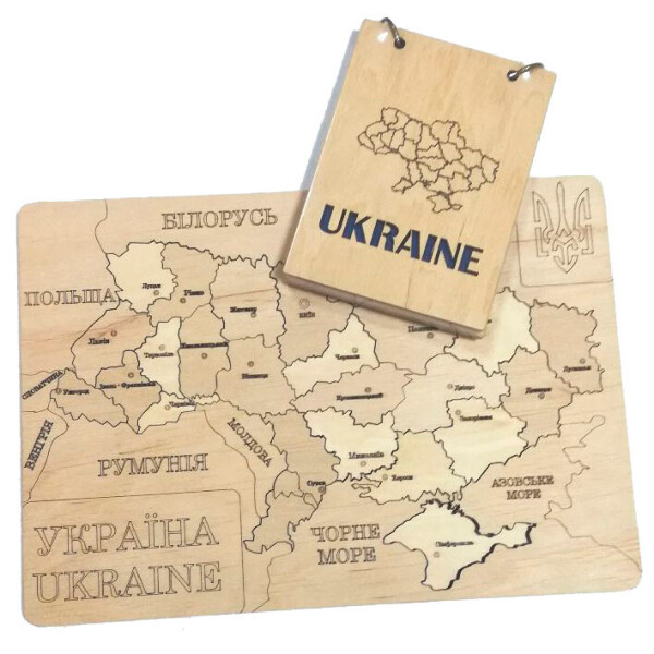 

Сувенирный набор Drevych пазл Карта Украины (0300074)