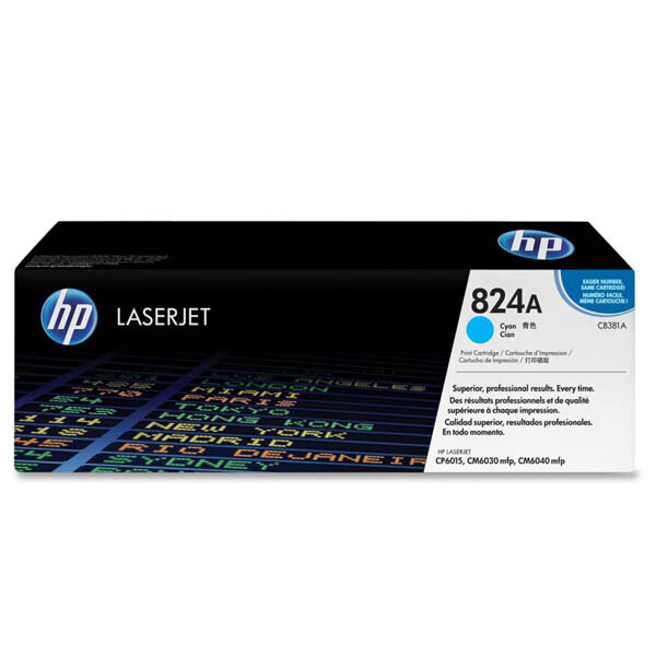 

Картридж HP 824A cyan CB381A для принтера LJ CM6030, CM6030f, CM6040, CM6040f, CP6015dn, CP6015n, CP6015xh