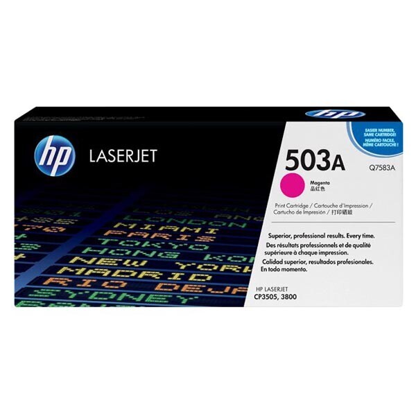 

Картридж HP 503A magenta Q7583A для принтера Color LaserJet CP3505, 3800
