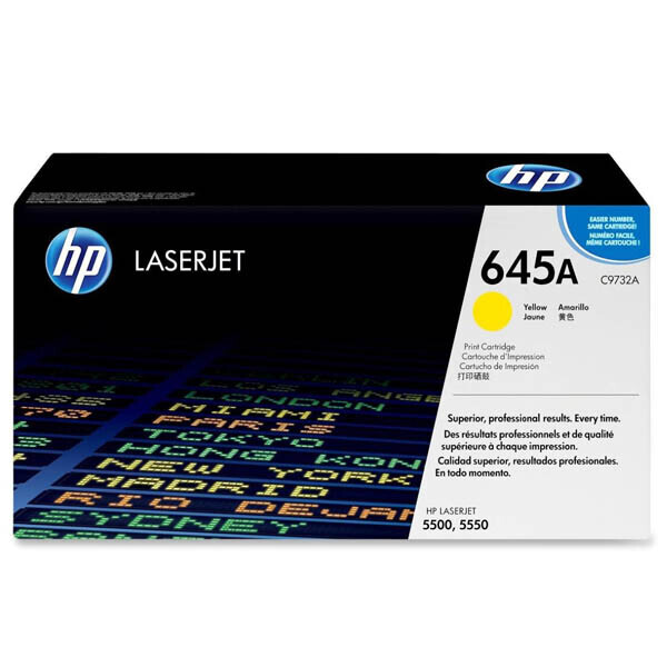

Картридж HP 645A yellow C9732A для принтера Color LaserJet 5550, 5550dtn
