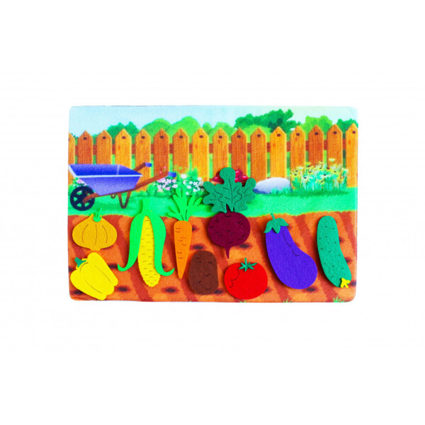 

Развивающая игра с фетра Овощи (ПФ-002) PF-002