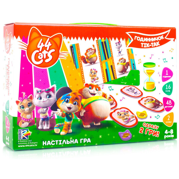 

Развивающая игра Vladi Toys 44 Котенка Часики тик так (укр) (VT8055-26)
