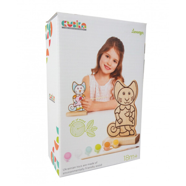 

Игра-раскраска Котик (с красками) 13845