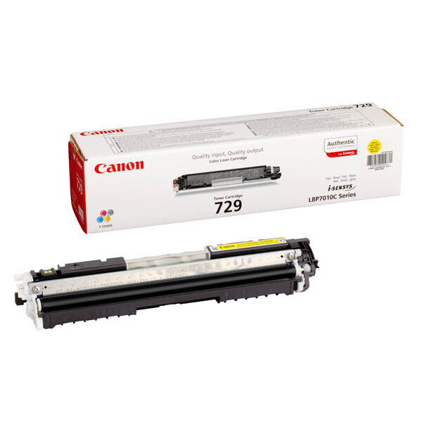 

Картридж Canon 729 Yellow (4367B002) для принтера LBP7018C, LВP7010C