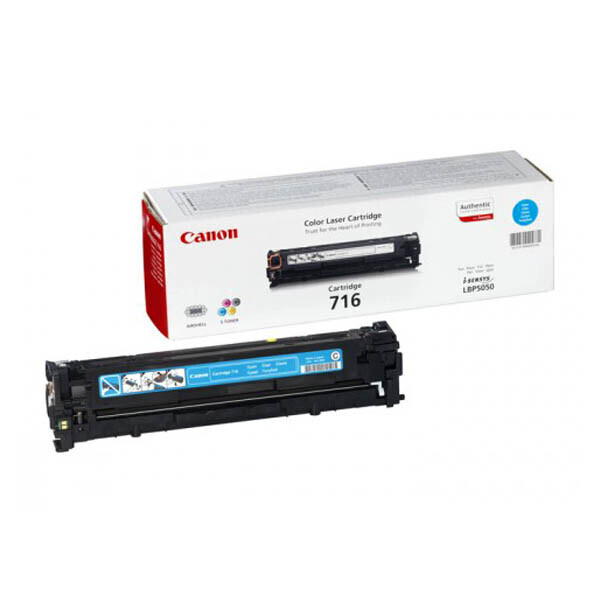 

Картридж Canon 716 cyan (1979B002) для принтера LBP-5050, LBP5970, LBP5975, МF8030Cn, МF8040Cn, МF8050Cn, МF8080Cw