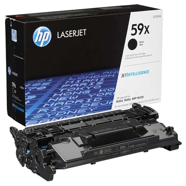 

Картридж HP 59X (CF259X) для принтера LJ Pro M304a, M428dw, M428fdn, M428fdw, M404dn, M404dw, M404n